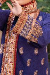 NUW3076 Digital Printed Khaddar Suit - 3 Piece